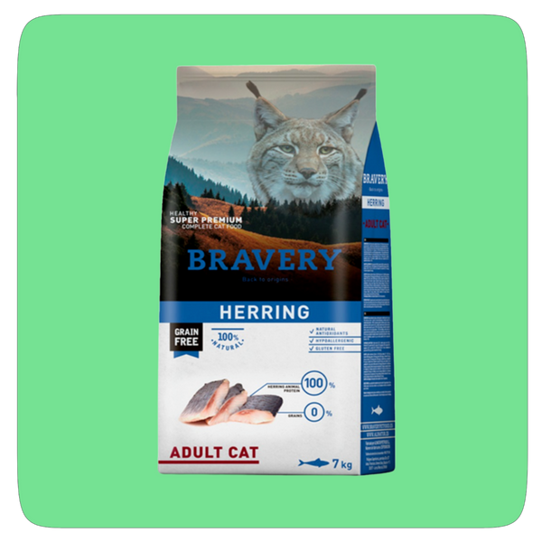 Bravery Cat Adult Aringa Grain Free Monoprotein