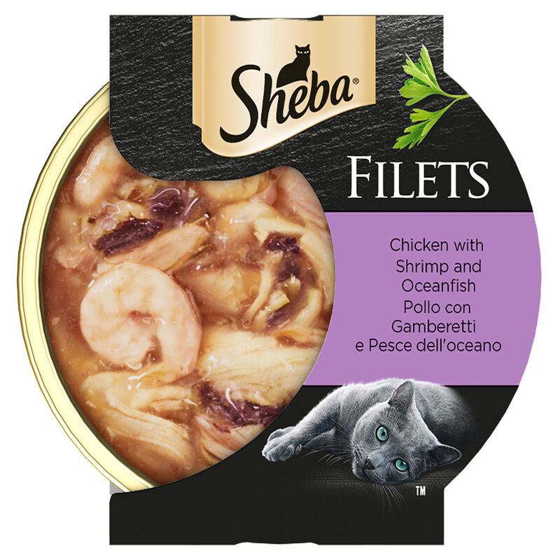 Sheba Cat Filets 60gr Pollo-Pesce-Tonno-Gamberi