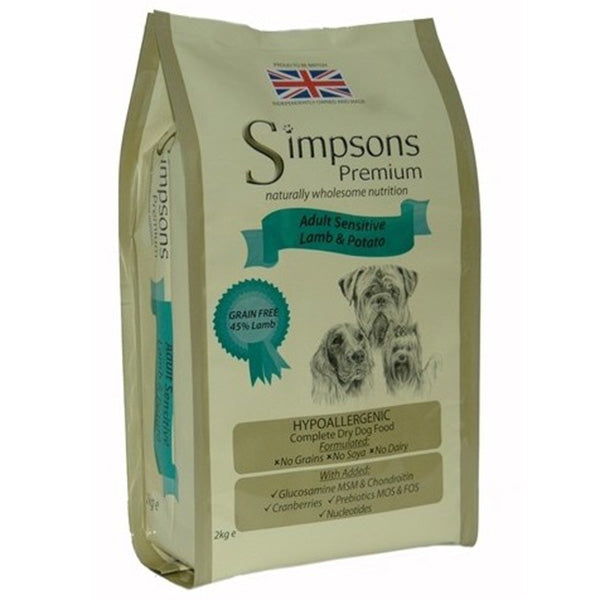 Simpson Premium Adult Sensitive Grain Free Agnello e Patate