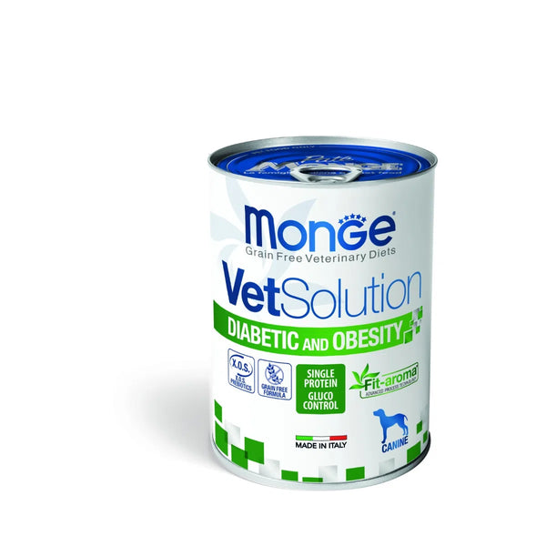 Monge Vet Solution Diabetic Obesity Umido Cane 400gr