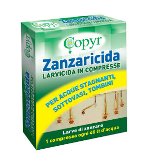 Larvicida per Zanzare in Compresse 12 pz