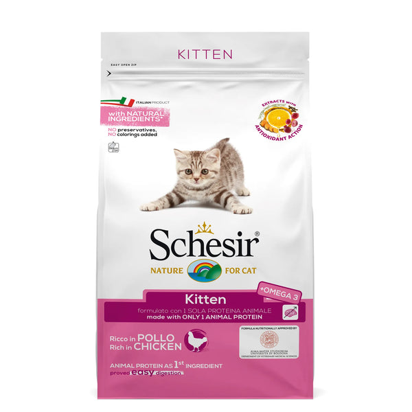 Schesir Gatto Kitten Ricco in Pollo