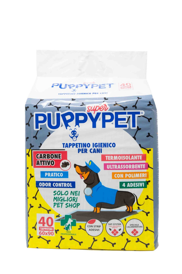 PuppyPet Traversine Al carbone attivo 60x60 e 60x90