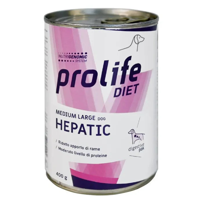 Prolife Veterinary Hepatic Umido Cane 400g