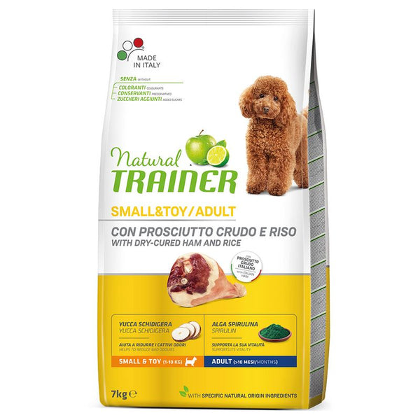 Natural Trainer Adult Mini Small & Toy con Prosciutto crudo & Riso