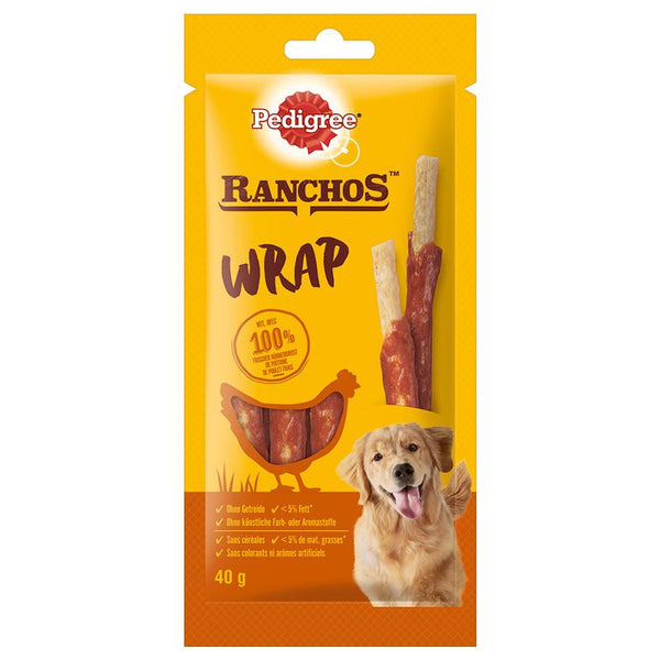 Pedigree Ranchos Wrap Snack per cane 40g