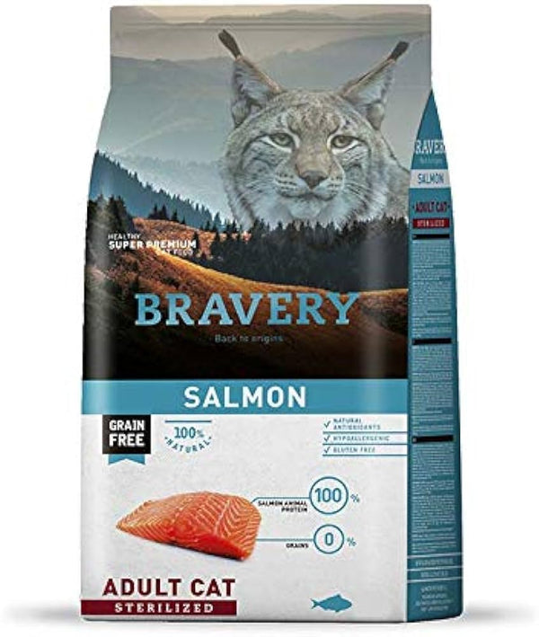 Bravery Cat Adult Sterilizzato Salmone Grain Free Monoprotein