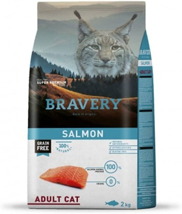 Bravery Cat Adult Salmone Grain Free Monoprotein