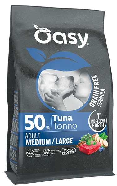 Oasy Dog GRAIN FREE - Adult Medium Large Tonno