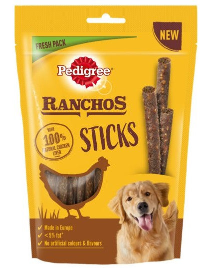 Pedigree Ranchos Sticks Snack per cane 60g