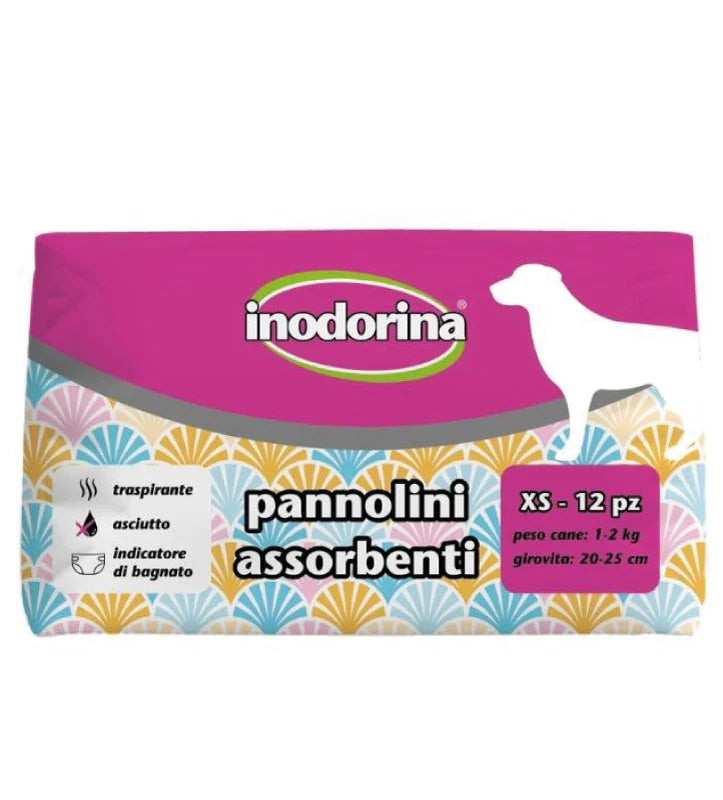 Inodorina - Fasce assorbenti usa e getta per Cani femmine