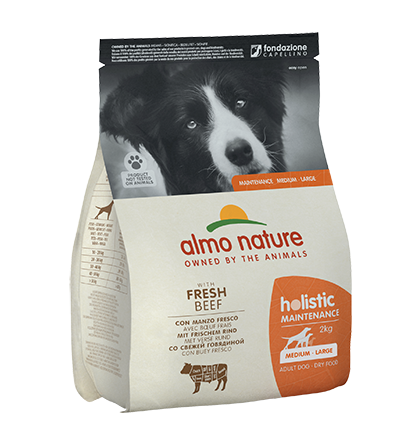 Almo nature holistic cane adult medium con manzo 2 kg