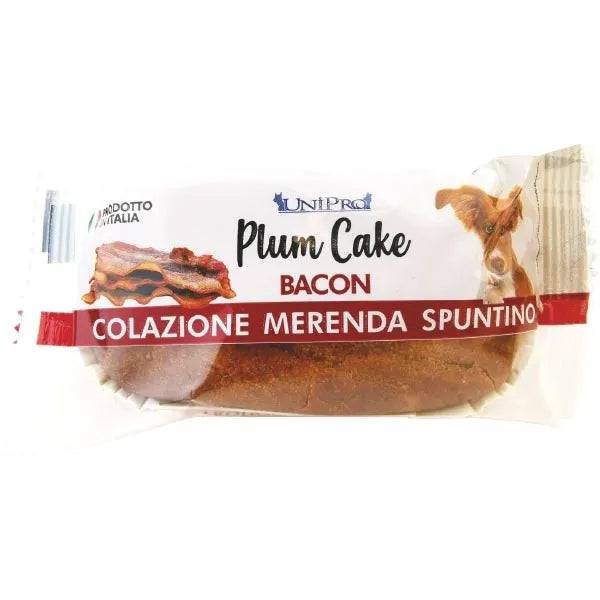 Unipro Plum Cake al Bacon per Cani 50gr