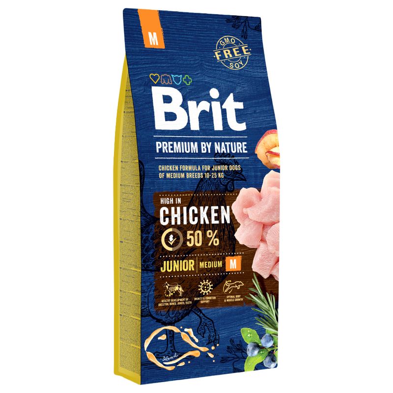 Brit Premium by Nature Junior Medium Crocchette per cani