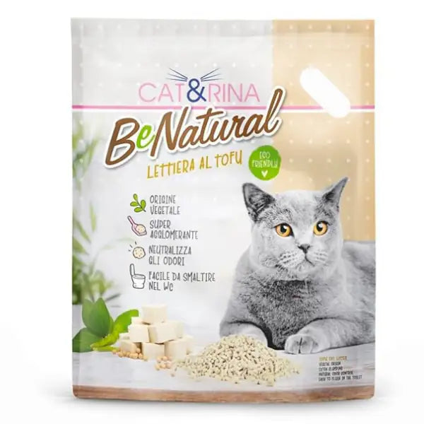 Cat&Rina Benatural lettiera vegetale per gatti al Tofu