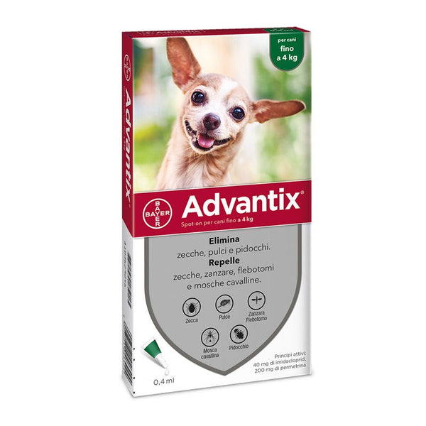 Advantix Spot-on per cani fino a 4 kg