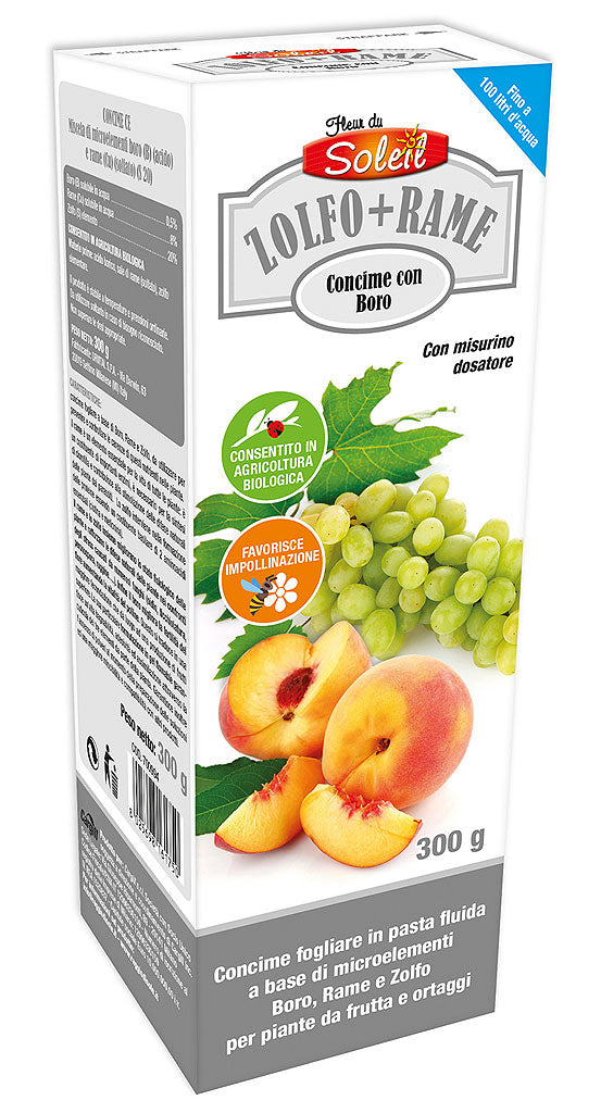 Concime Rame e Zolfo con Boro Fleur de Soleil 300g