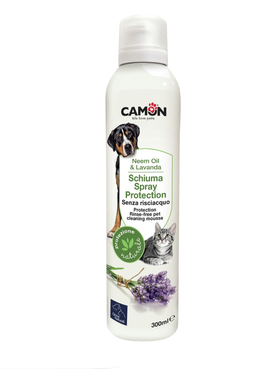 Schiuma spray senza risciacquo al Neem e Lavanda