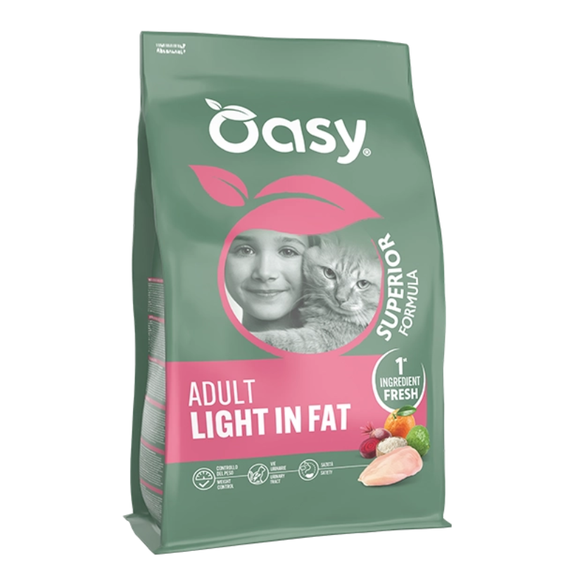 Oasy Gatto Adult Light in Fat Pollo