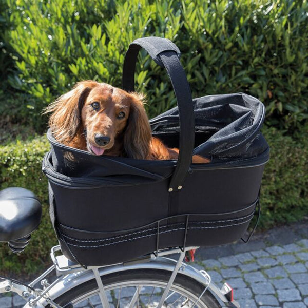 Cesto posteriore per cani per bicicletta versione molto lunga
