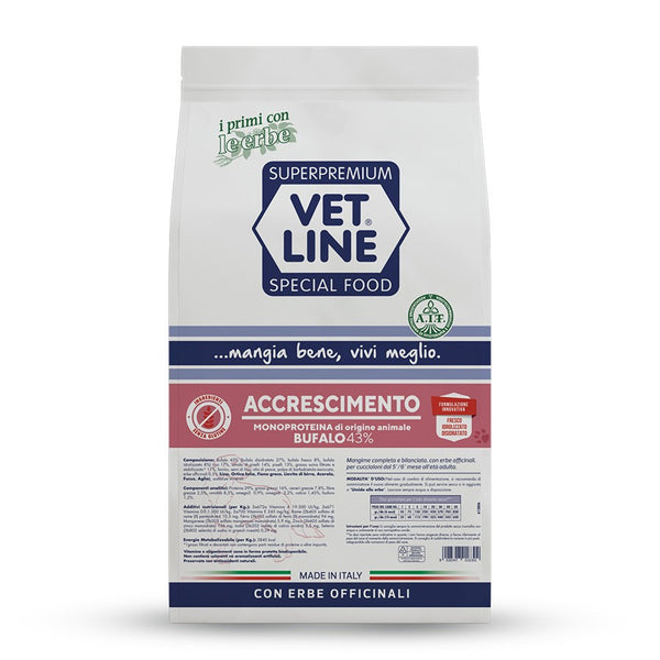 Vet Line Special Dog Accrescimento Monoproteico bufalo