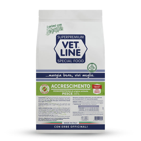 Vet Line Special Dog Accrescimento Monoproteico pesce