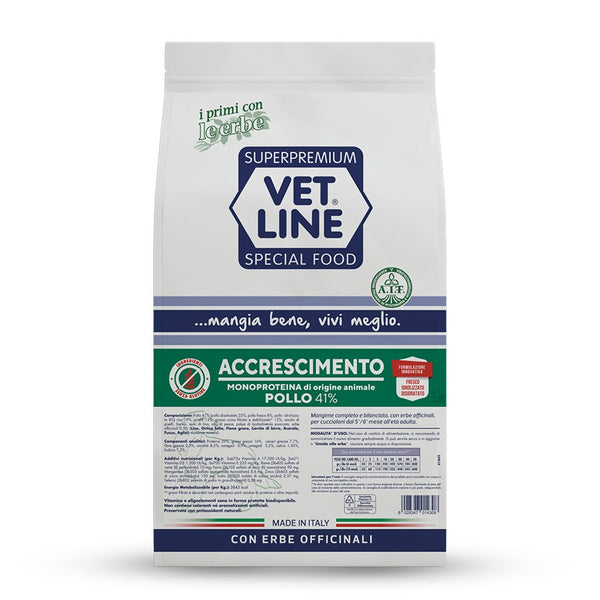 Vet Line Special Dog Accrescimento Monoproteico pollo