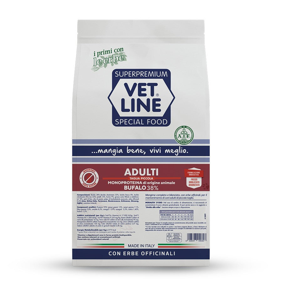 Vet Line Special Dog Salute Monoproteico taglia piccola bufalo