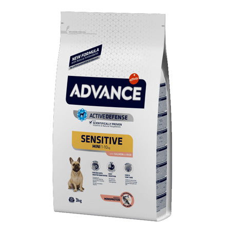Advance Adult sensitive mini al salmone