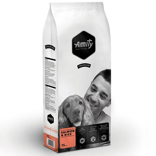Amity Premium Dog Salmone e Riso