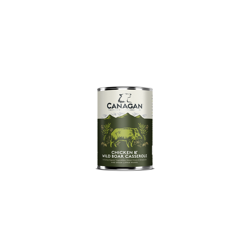 CANAGAN CHICKEN & WILD BOAR UMIDO CANE 400G