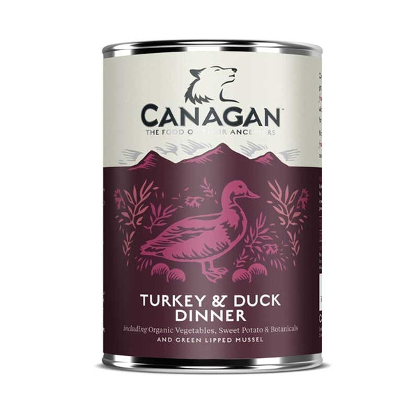 Canagan Turkey & Duck Dinner Umido Cane 400gr