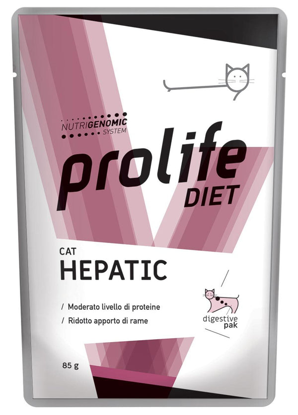 Prolife Cat Vet Hepatic  - 12 bustine da 85g
