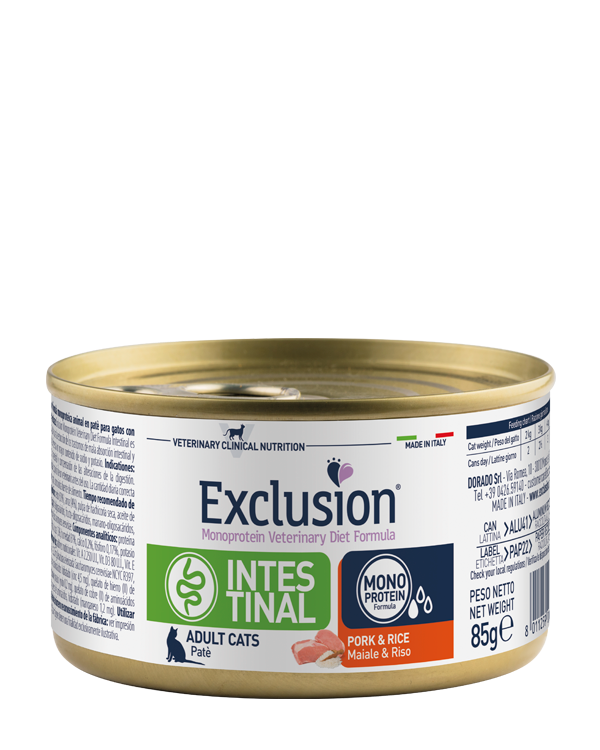 EXCLUSION INTESTINAL CAT PORK & RICE