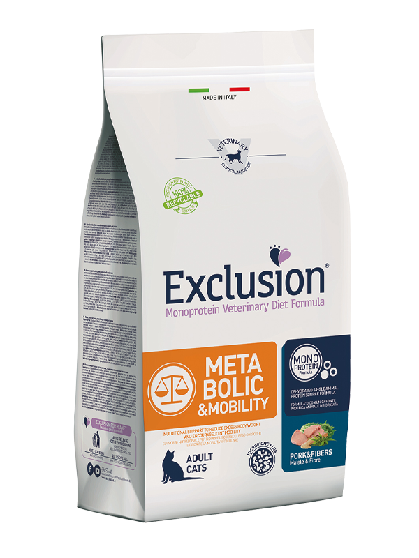 EXCLUSION METABOLIC & MOBILITY CAT PORK & FIBRES