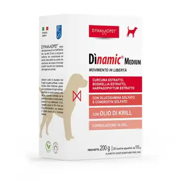 Dinamic Medium Alimento Complementare Per Cani 20 Bustine 10ml