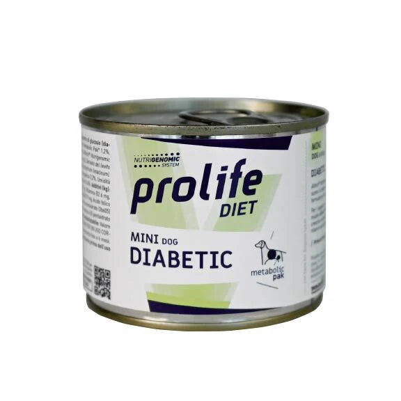 Prolife Veterinary Diabetic Mini Cibo Umido Cani - Taglia Piccola - Lattina 200g