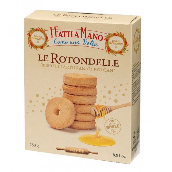 Dolci Impronte Le Rotondelle Biscotti al Miele per cani 250gr