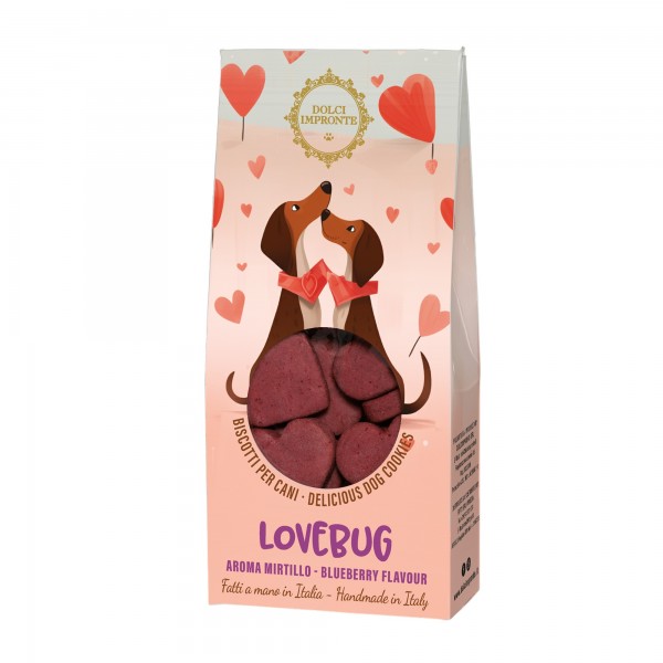 Dolci Impronte - Lovebug - Biscotti 80gr al Mirtillo