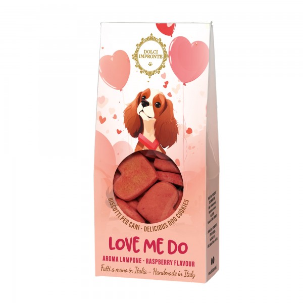 Dolci Impronte - Love Me Do - Biscotti 80gr al Lampone