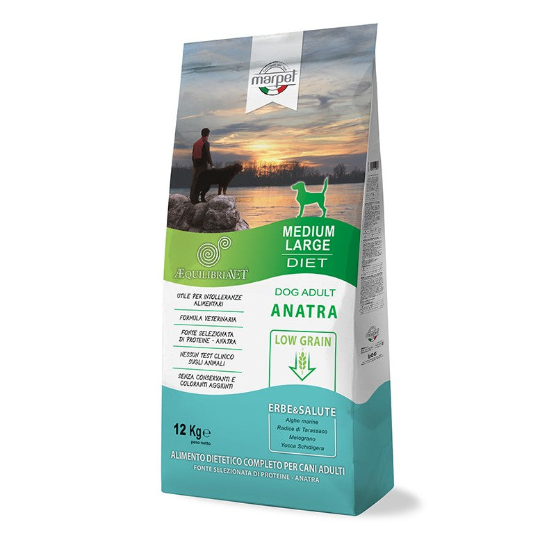 Marpet Anatra Equilibria Low Grain Medium Large per Cani