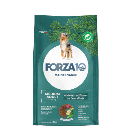 Forza10 Cane Medium Adult Maintenance con Cervo e Patate