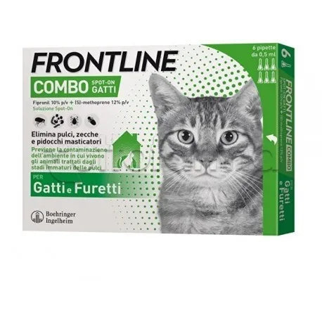 Frontline Combo Gatti Fialette Antiparassitarie – 6 pz.