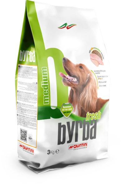 BYRBA FRESH GIUNTINI CANE MEDIUM ADULT Pollo e tacchino