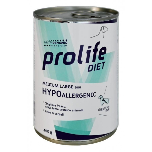 Prolife Veterinary Hypoallergenic Umido Cane 400g