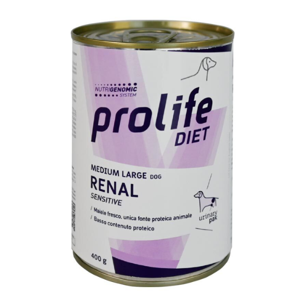 Prolife Veterinary Renal Sensitive Medium Large Umido Cane 400g