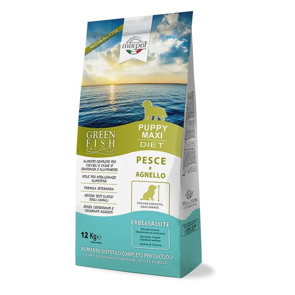 Marpet Pesce e Agnello Greenfish Dog Puppy per Cuccioli
