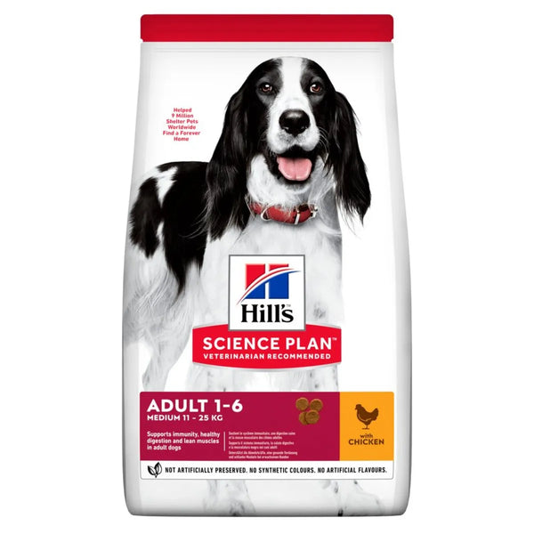 Hill's Science Plan Medium Adult Alimento per Cani con Pollo