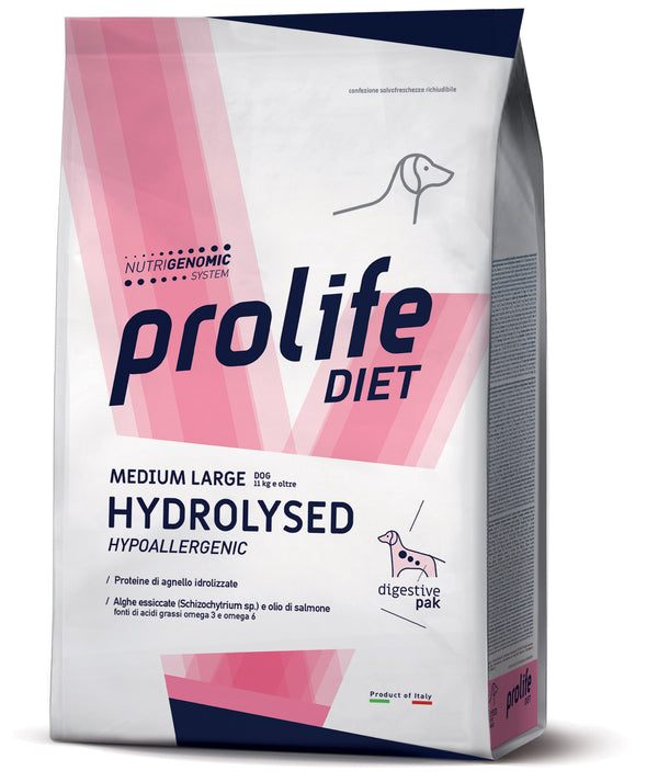 Prolife diet Hydrolysed Hypoallergenic Sensitive Medium Large cane