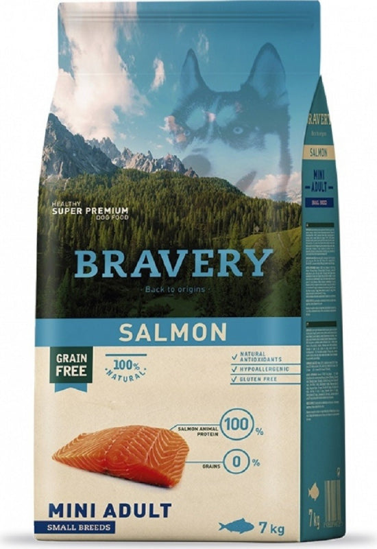 Bravery Dog Mini Puppy Salmone Grain Free Monoprotein